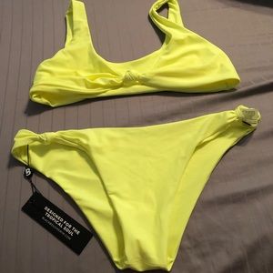 Blackbough highlighter yellow bathing suit